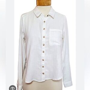 Anthropologie Pilcro Shirt Long Sleeve Button Up
